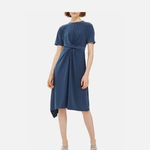 Topshop Midi Dress Knot Twist Front